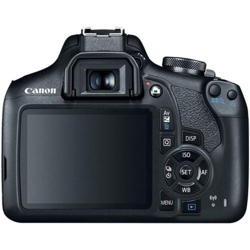 캐논 Canon 2727C002 EOS Rebel T7 Digital SLR Camera with 18-55mm f/3.5-5.6 is II Lens Bundle with 32GB Memory Card, Photo and Video Editing Suite, Deco Gear Camera Bag and Accessories (