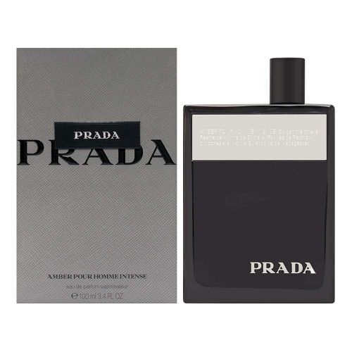 프라다 Prada Intense Eau De Parfum Spray for Men, Amber, 3.4 Ounce