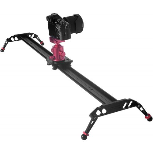  Fomito 47 Camera Slider Dolly Track Glider System Stabilizer with CNC Machining for DSLR Video Camera-120cm