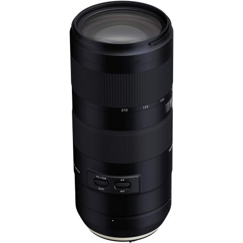 탐론 Tamron 70-210mm f4 Di VC USD Lens for Canon EF Digital SLR Cameras with Bundle Package Deal 3 Piece Filter Kit + SanDisk 32gb SD Card + Backpack + More
