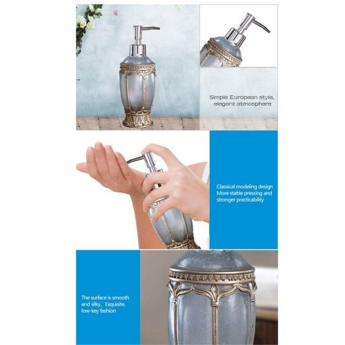  TangMengYun European Elegant soap Dispenser Hotel Hand sanitizer Distribution Pump Creative Shampoo Shower Gel Lotion Bottle 721cm (Color : A-721cm)