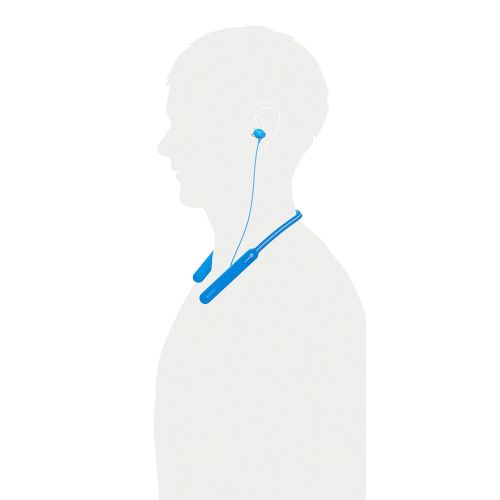 소니 Sony - C400 Wireless Behind-Neck in Ear Headphone Blue (WIC400/L)