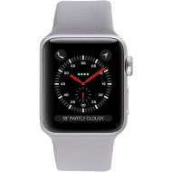 Apple Watch Series 3 38mm Silver Aluminum Case Fog Sport Band (GPS + Cellular)(Refurbished)