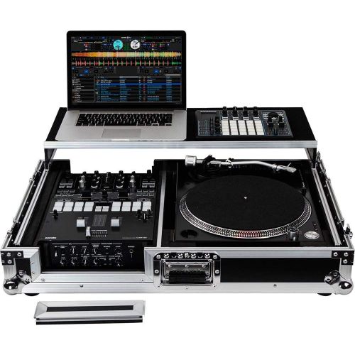  ODYSSEY Odyssey FZGS1BM10W Single Turntable DJ Coffin for 10-inch Mixer
