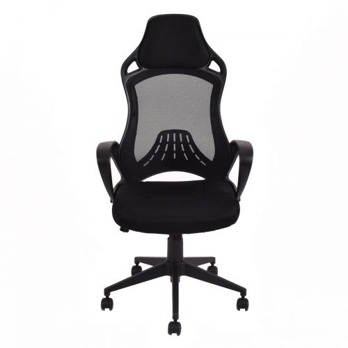 자이언텍스 Giantex Executive Racing Chair High Back Swivel Gaming Office Chair Desk Task (Black)