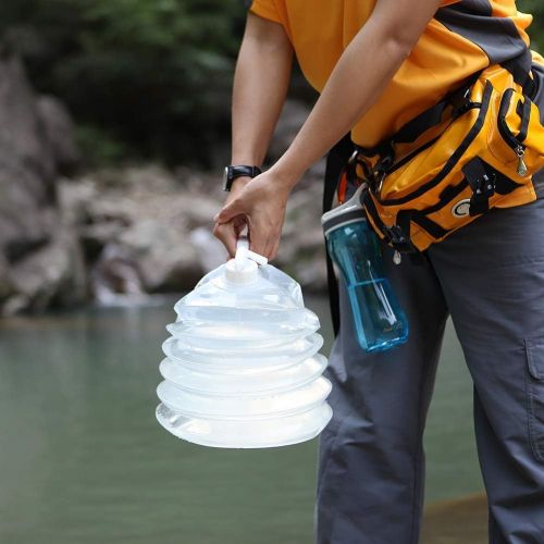  [아마존베스트]AceCamp Large Capacity Folding Water Bottles Water Containers, Outdoor Car Water Bags Buckets 5L,8L,10L,15L