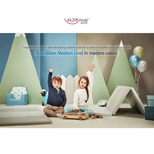  Alzipmat [Alzip Mat] Baby Playmat - Eco Silon Modern (Non-Toxic, Non-Slip, Waterproof) (Modern Pink, XG)