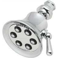 Speakman S-2254 Retro Anystream High Pressure Adjustable 2.5 GPM Solid Brass Shower Head, Polished Chrome