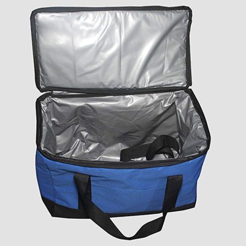  Zxcvlina Camping Cooler Box Portable Insulated Waterproof Cooler Lunch Picnic Carry Tote Storage Bag (Color : Blue, Size : 452330cm)