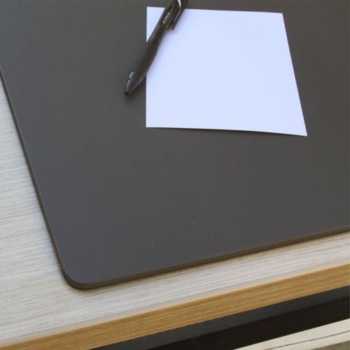  Artistic Dacasso P4215 Gray Leatherette 17 X 14 Conference Table Pad Gray