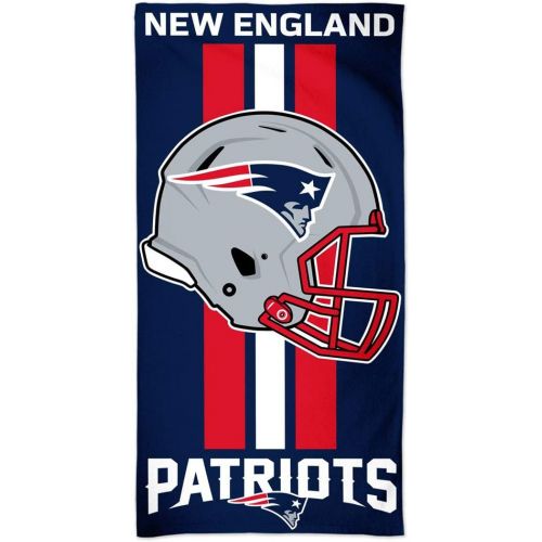 WinCraft NFL New England Patriots Fiber Beach Towel, 9lb/30 x 60