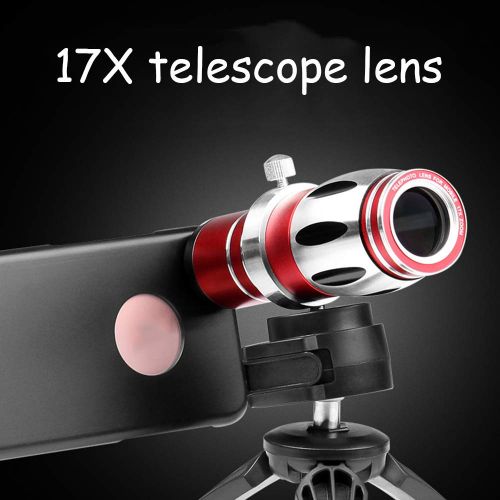  TONGTONG Camera Lens Kit,17X Telescope with Long Focal Lens for iPhone Samsung and Huawei and Most Smartphone