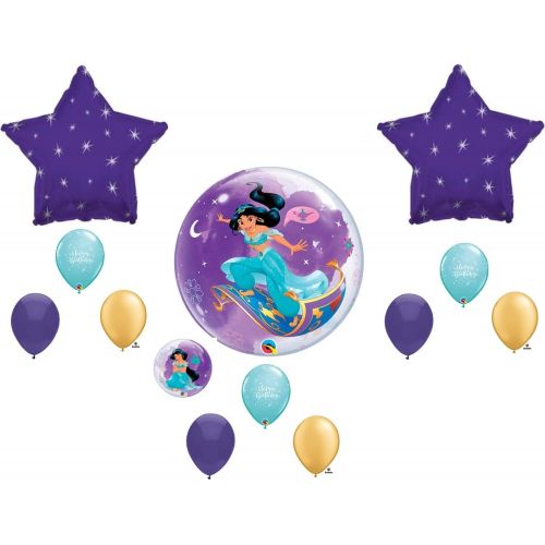  Jasmine Princess Aladdin Birthday Balloons Decoration Supplies