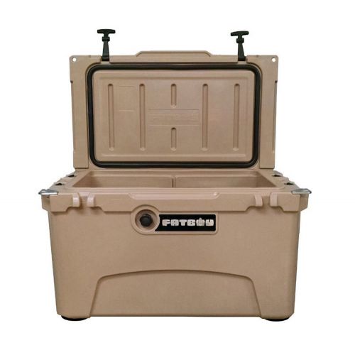  Fatboy 45QT Rotomolded Chest Ice Box Cooler Tan
