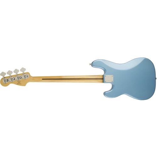  Squier by Fender Vintage Modified Precision Beginner Electric Bass Guitar - PJ - Lake Placid Blue