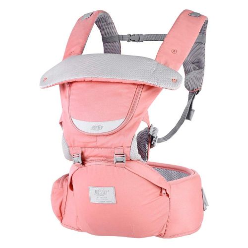  AODD Baby Hip Seat Belt Carrier Ergonomic Baby Carrier with Hip Seat for All Seasons, Adjustable Newborn to Toddler Carrier，for Easy Breastfeeding, One Size Fits All -Adapt to Newb