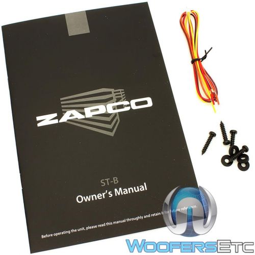 Zapco ST-2B 2 Channels Class Ab Amplifier, Black