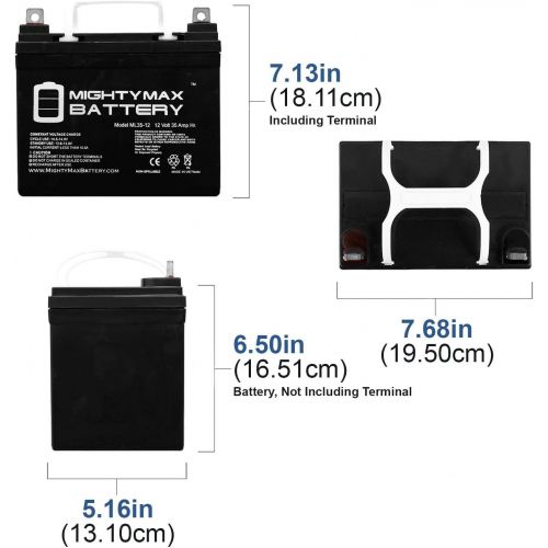  ML35-12 - 12 Volt 35 AH SLA Battery- Mighty Max Battery Brand Product