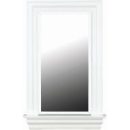 Kenroy Home Juliet Wall Mirror, 34-Inch Height, 34-Inch Width, Gloss White