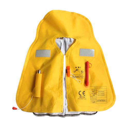 Lifesaving Pro Premium Quality Manual Inflatable Life Jacket Classic Design Life Vest Inflate Survival Aid PFD 275N Buoyancy XXXL Size for Adult NEW