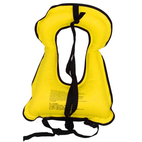  Lyuwpes Inflatable Snorkel Vest Adult Snorkeling Jackets Vests Free Diving Swimming Safety Load Up to 220 Ibs