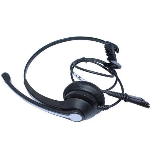  Audicom Monaural Call Center Headset with Mic + Quick Disconnect Headphone for Cisco Telephone IP Phones 7931G 7940 7940G 7941 7942 and Plantronics Amplifier M10 M12 Vista Modular