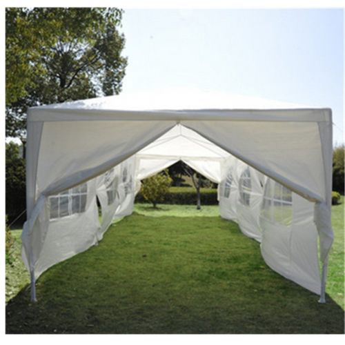  BenefitUSA Wedding Party Tent Outdoor Camping 10x30 Easy Set Gazebo BBQ Pavilion Canopy Cater Events