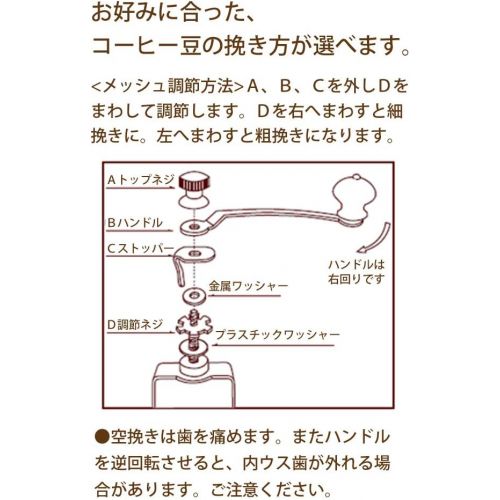  [무료배송] 2일배송/나혼자산다 송승헌 칼리타 커피그라인더 Kalita KH-5 Coffee mill Hand Grinder(japan import)