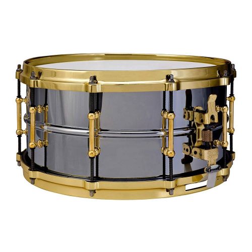  Ludwig LB417BT Black Beauty Brass on Brass 6.5 x 14 Inches Snare Drum
