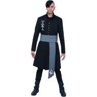 Xcoser xcoser Nameless Ghoul Costume Cosplay Ghost B.C.Costume Coat with Belt Clothing Black