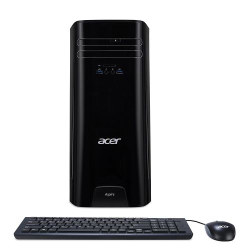 에이서 2018 Flagship Acer Aspire TC-780 High Performance Business Desktop - Intel Quad_Core i5-7400 Up to 3.5GHz, 16GB DDR4, 256GB SSD+2TB HDD, DVD-RW, Intel HD Graphics 630, 802.11ac, HD