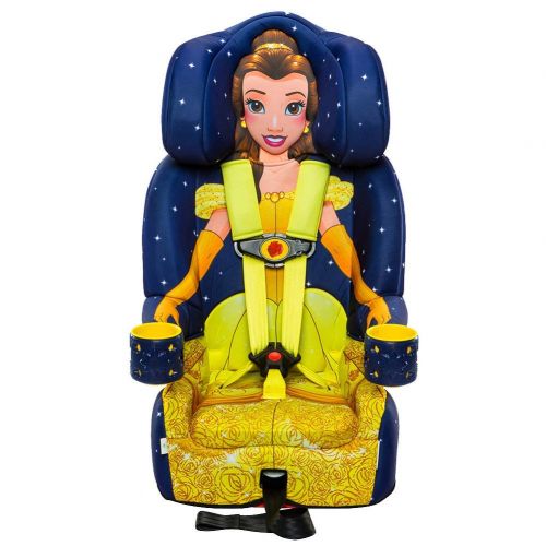  KidsEmbrace 2-in-1 Harness Booster Car Seat, Disney Princess Belle