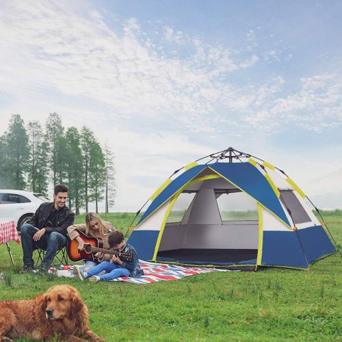  ALTINOVO Outdoor-Camping-Zelt fuer Familien, Wasserdicht belueftet Gute Qualitaet Geeignet fuer Strandreisen,Brown