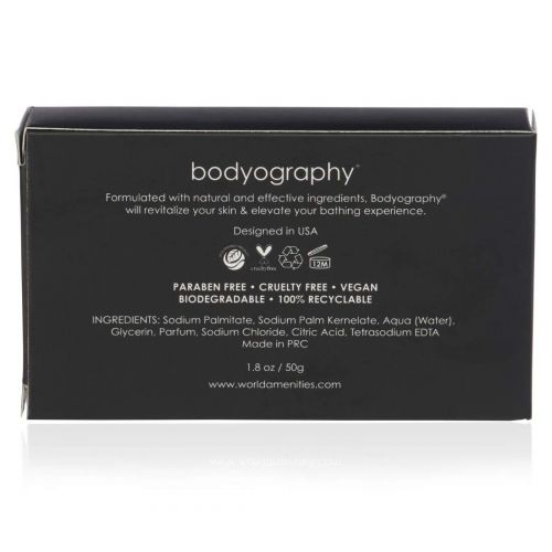 Eco Bodyography Travel Soap - Bulk Soap Massage Bar | 288 Count, 50g | Lavender Peppermint - Travel Size Toiletries | Individually Boxed | Paraben Free, 100% Recyclable packaging