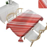 Familytaste Candy Cane,Wholesale tablecloths Diagonal Barcode Patterned Lines on White Background...