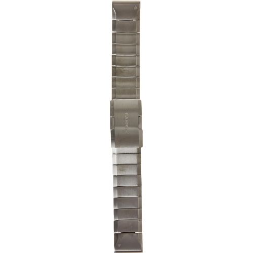 가민 Garmin 010-12741-01 Quickfit 26 Watch Band - Carbon Grey DLC Titanium- Accessory Band for Fenix 5X PlusFenix 5X