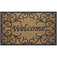Achim Home Furnishings COM1830VN6 Vines Coco Door Mat, 18 by 30