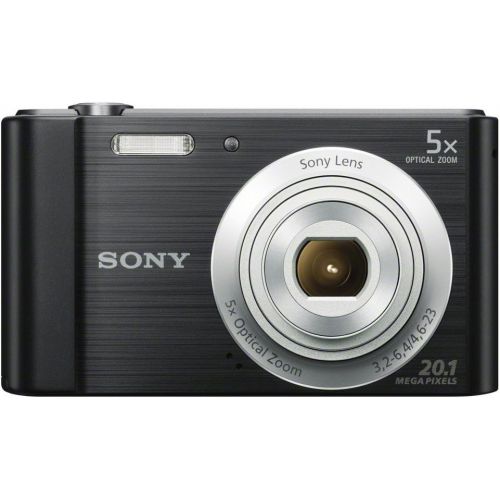 소니 Sony DSCW800/B 20.1 MP Digital Camera (Black)