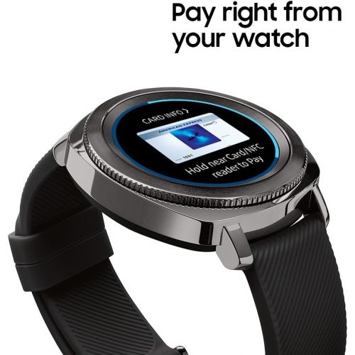 삼성 Samsung Gear Sport Smartwatch (Bluetooth), Black, SM-R600NZKAXAR  US Version with Warranty