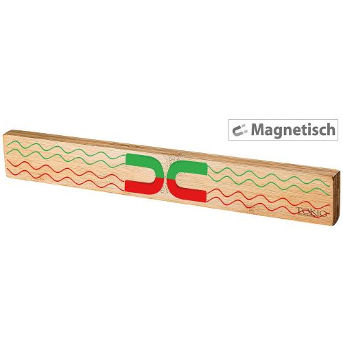  TokioKitchenWare Messermagnet: Originelle Messer-Magnetleiste aus echtem Bambus-Holz (Magnet Messerleiste)
