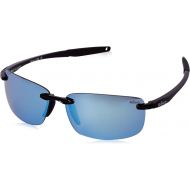 Revo Descend N RE 4059 01 BL Polarized Rectangular Sunglasses, Black, 64 mm