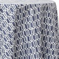 Visit the Ultimate Textile Store Ultimate Textile Faceted Grid 108-Inch Round Patterned Tablecloth