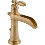 Delta Faucet Victorian Single-Handle Waterfall Bathroom Faucet with Metal Drain Assembly, Venetian Bronze 554LF-RB