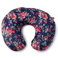 [아마존베스트]Kids N' Such Minky Nursing Pillow Cover | Navy Floral Pattern Slipcover | Best for Breastfeeding Moms | Soft Fabric Fits Snug On Infant Nursing Pillows to Aid Mothers While Breast Feeding | Gre
