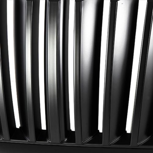  Auto Dynasty Black ABS Plastic Vertical Style Front Upper Bumper Grille for Ford Expedition 03 04 05 06
