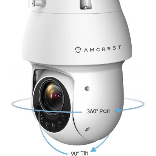  Amcrest 1080P WiFi Outdoor PTZ IP Camera Pan Tilt Zoom (25x Optical Zoom) Wireless Security Camera Speed Dome, 328ft Night Vision, IP66 Weatherproof, 2-Megapixel, IP2M-858W