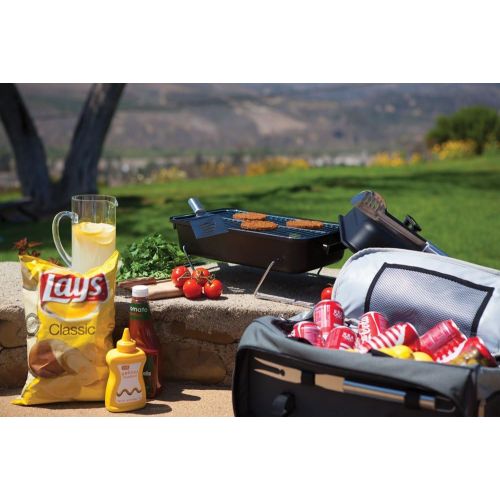  ONIVA - a Picnic Time brand ONIVA - a Picnic Time Brand Buccaneer All-In-One Tailgating BBQ GrillCooler Set