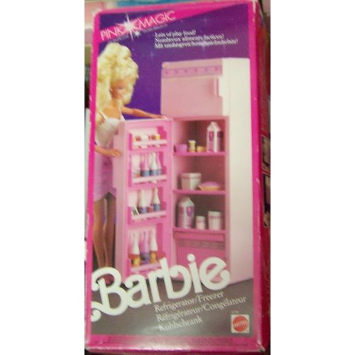 바비 Barbie Living Pretty RefrigeratorFreezer (1987) Made in Italy - RARE