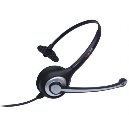  Wantek Wired Call Center Telephone Headset with Noise Canceling Mic and Volume Mute Control for Avaya 1408 6402D Allworx 9112 NEC Aspire DT310 Mitel 5010 Plantronics T10 IP Phones(