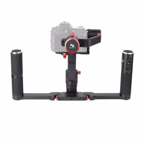  Feiyu a2000 Dual Hand Grip Kit 3-Axis Camera Gimbal FeiyuTech DSLR Stabilizer for Canon 5D 6D Series, Sony A9 A7 Series a6500, a6000, Panasonic GH4GH5, Payload: 250-2500g, w Carry